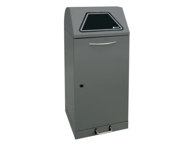 afvalverzamelaar,niet-brandbaar,1x120l,HxBxD 1100x450x450mm