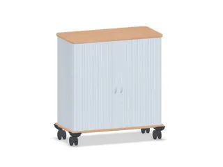 jaloeziedeurkast,HxBxD 878x800x400mm,1xhouten vloer,decor romp beuken - 2