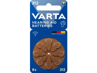Batterij VARTA hoortoestel 8x 312 - 2