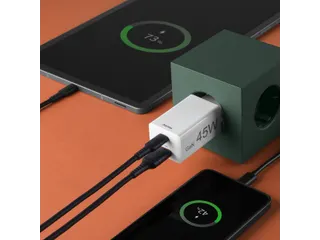 Oplader Hama USB-C/USB-A Mini PD 45W wit - 5