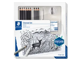 Houtskoolpotloodset Staedtler Design Journey 12-delig - 1