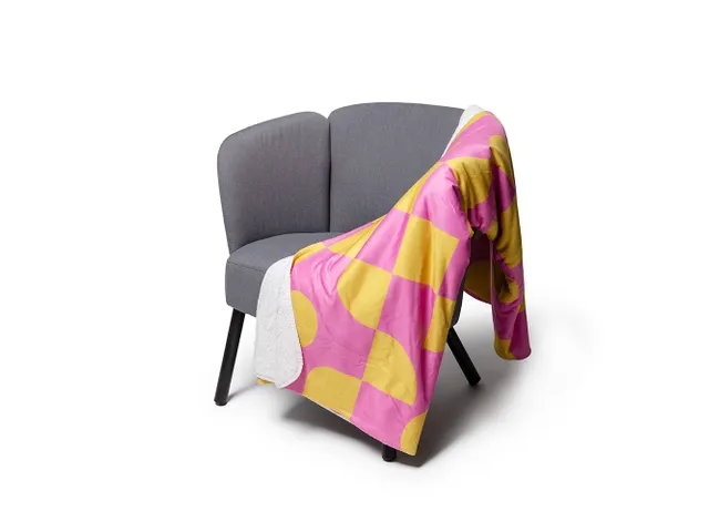 Couverture Sherpa fleece avec impression sur une face 125x150cm
