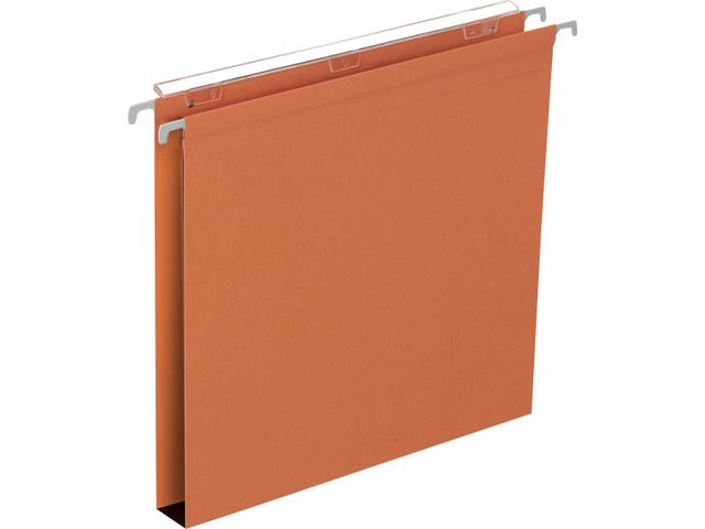 Defi hangmap folio, bodem 30 mm, oranje, pak van 25 stuks | HangmappenShop.nl