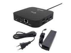 i-tec USB-C Dual HDMI Docking Station with Power Delivery 100 W