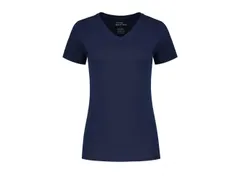 Santino Jazz dames T-shirt met V-hals, marineblauw, maat S, per stuk