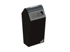 Buitenafvalbak Binsystem Double Bin 90 Liter Zwart