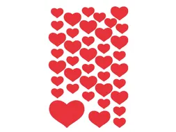 Sticker Etiket Herma 3841 Hartjes 120 stuks