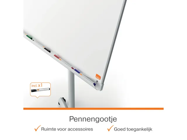 Flipover Nobo Premium Plus mobiel staal