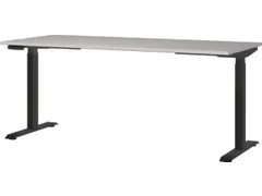 Elektrisch ihv bureau,HxBxD 720-1200x1800x800mm,blad decor kasjmier