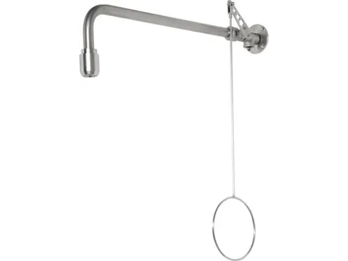 plensdouche,m. debietmeter,75l/min,aansluiting 3/4 inch binnen,RVS