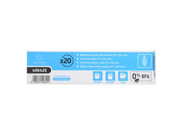 Exacompta Kassarol 57mmx30mmx12mmx9m 55 Gram