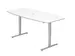In hoogte verstelbare vergadertafel,HxBxD 710-1200x2200x1030mm