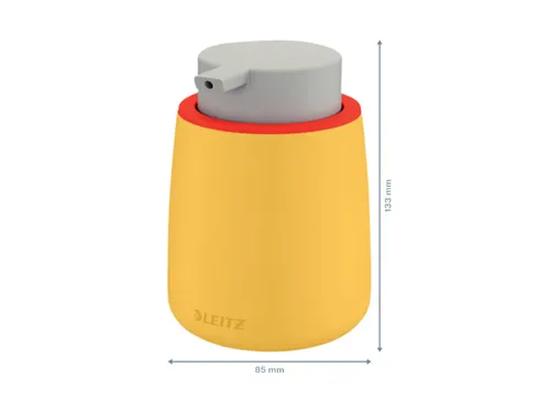 Dispenser Leitz Cosy voor handzeep 300 ml geel