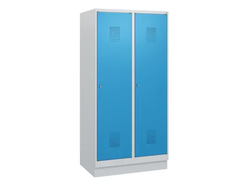 schoollocker,HxBxD 1630x800x500mm,2vak,vak B 400mm,cil.-slot,sokkel