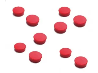 Memomagneten 10 Stuks Rood 10mm 10 stuks - 2