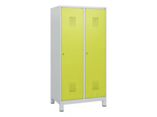 schoollocker,HxBxD 1630x800x500mm,2vak,vak B 400mm,cil.-slot,voeten - 2