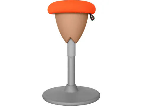 Ergonomische Zit-Sta Kruk Oranje