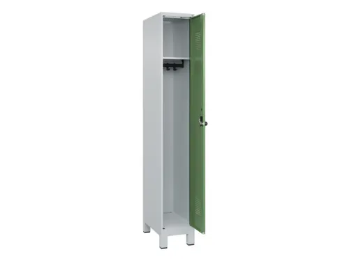 locker,HxBxD 1950x300x500mm,1vak,vak B 300mm,draaigrendel,voeten