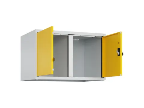 opzetkast,v. locker voor scheiding van kleding,2vak.,vak B 400mm
