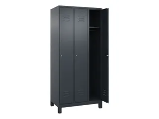 locker,HxBxD 1950x900x500mm,3vak,vak B 300mm,cil.-slot,voeten - 1
