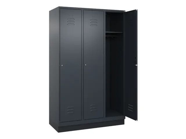 locker HxBxD 1950x1200x500mm 3vak vak B 400mm cil.-slot sokkel