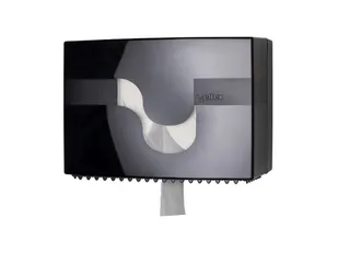 Toiletpapier dispenser Celtex Megamini Bis zwart 2 rol - 1