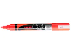 Krijtstift Uni-ball chalk rond 1.8-2.5mm fluor oranje