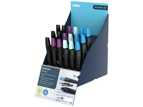 Rollerball Schneider Breeze SIS-display inhoud 18 stuks