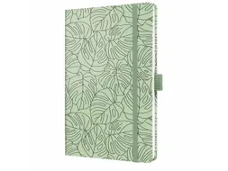 Weekagenda Beauty A5 2026 (NL/FR/EN/DU) Green Monstera Hardcover