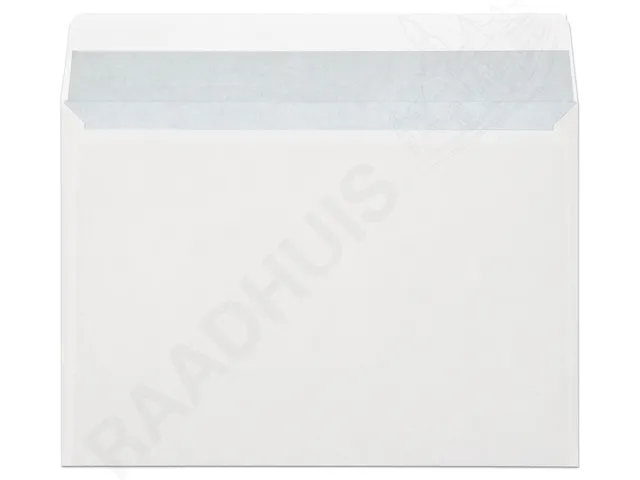 Envelop Raadhuis 162x229 C5 VR dienst plakstrip wit 80gr 25 stuks