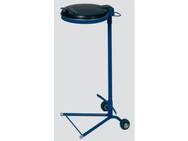 Afvalverzamelaar 980x500mm Verrijdbaar Gentiaanblauw 120 Liter