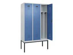 locker voor scheiding van kleding,HxBxD 2120x1200x500mm,3vak