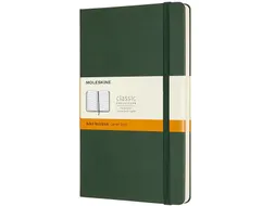 Notitieboek Moleskine large 130x210mm lijn hard cover myrtle green