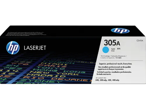 HP CE411A 305A Toner Cyaan Originele Tonercartridge