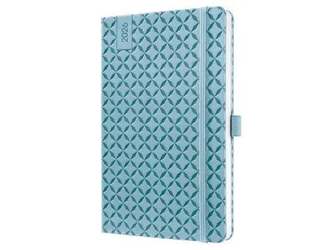 Weekagenda Flair A5 2026 (NL/FR/EN/DU) Sky Blue Hardcover