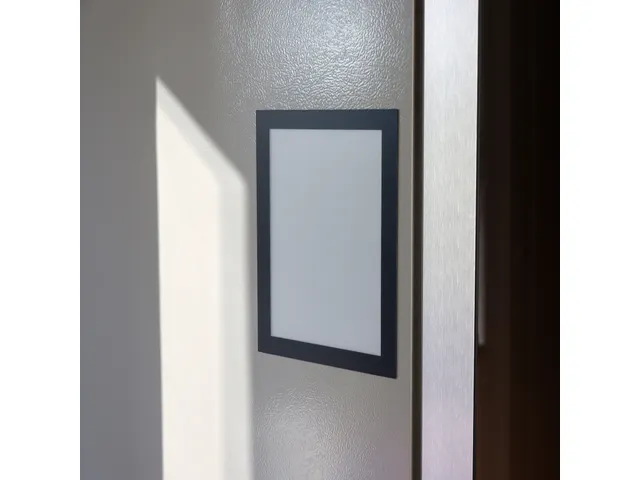 Cadre magnétique A5 noir 5 pièces