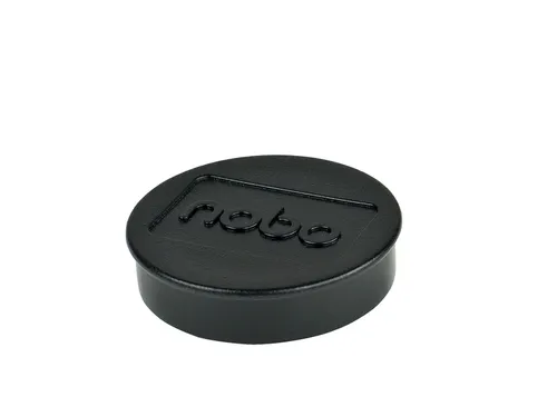 Magneet Nobo 38mm zwart 10 stuks