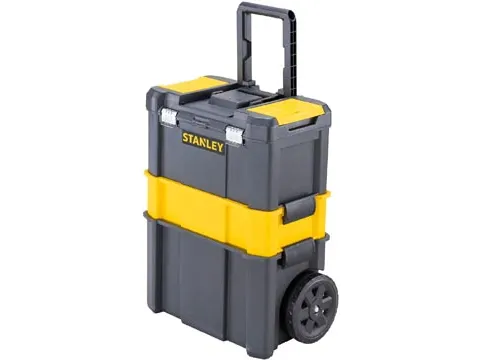 Gereedschapswagen Essential 3-delig Grijs/Geel