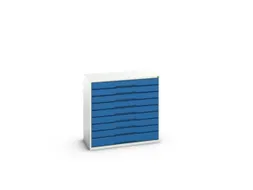 ladekast HxBxD 1000x1050x550mm 9laden romp RAL7035 front RAL5010