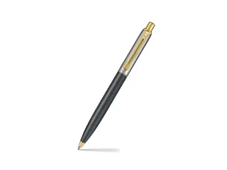 Balpen Sheaffer Sentinel 334 matt black, PVD gold plated trims - 2