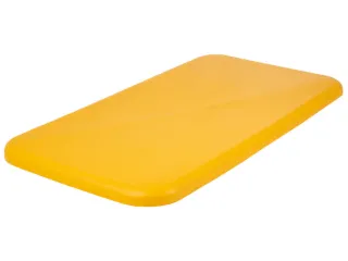 Deksel Voor Verrijdbare Rechthoekige Bak 450 Liter Geel - 1