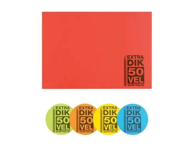 Schetsboek Papyrus 210x297mm 120gr 50 vel