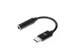 Adapter ACT USB-C naar 3.5mm audio jack 0.1 meter