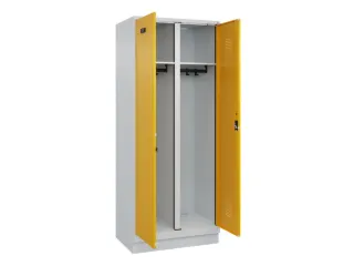 locker voor scheiding van kleding,HxBxD 1950x800x500mm,2vak - 1