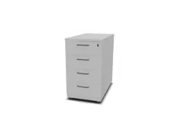 stationair ladeblok HxBxD 720x430x800mm 4 laden MP-lichtgrijs
