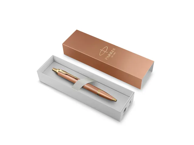 Parker IM Rituals Balpen Oranje GT Medium punt in Giftbox