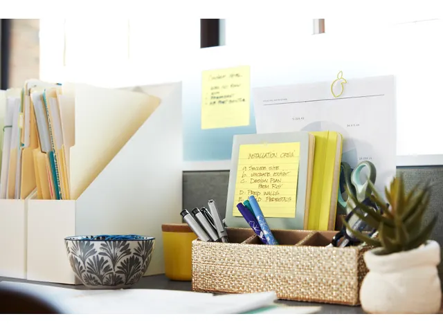 Memoblok 3M Post-it 660 102x152mm lijn geel