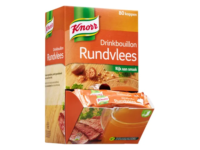 Drinkbouillon Knorr rundvlees Soep 175ml 80 stuks
