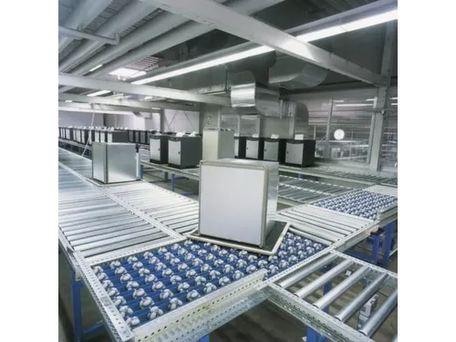 rollenbaan,draagrol van staal,wiel Ø 50mm,baan LxB 2m x 500mm