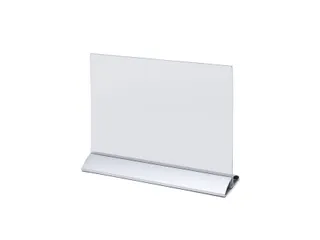 Menukaarthouder IEZZY liggend A4 aluminium voet - 2